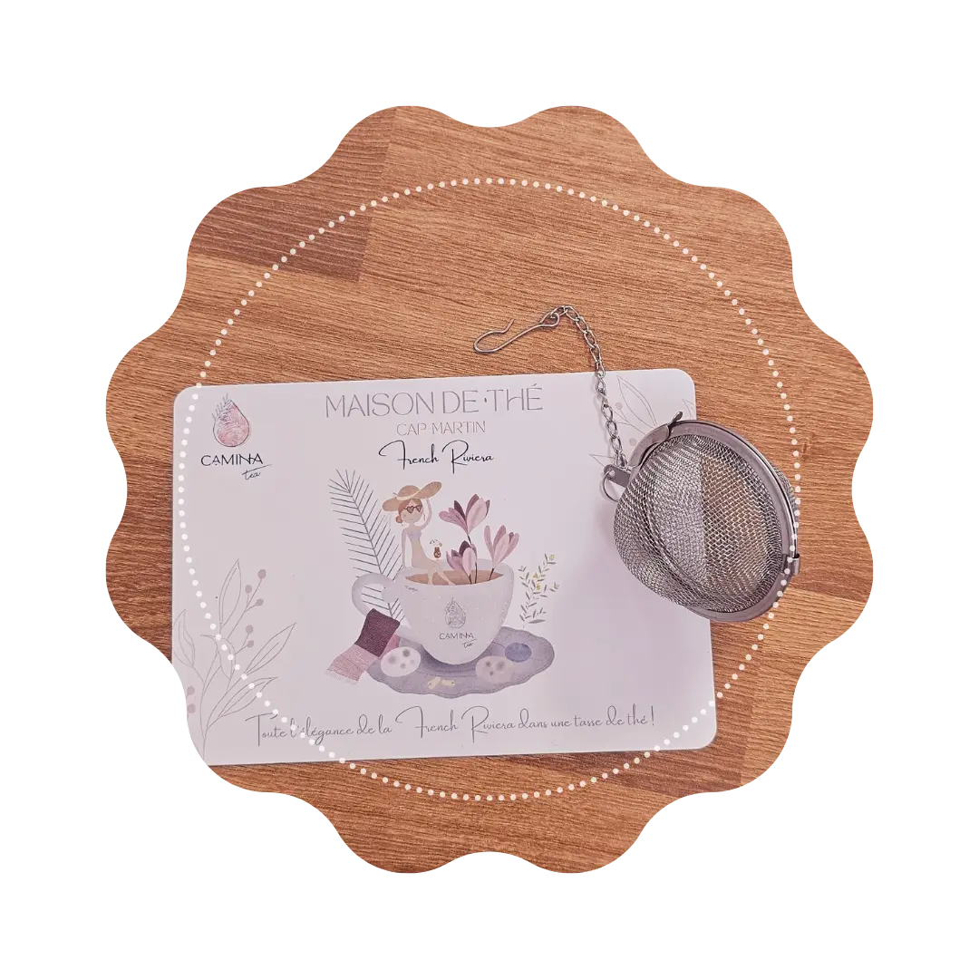 Boule à thé Argent CaminaTea