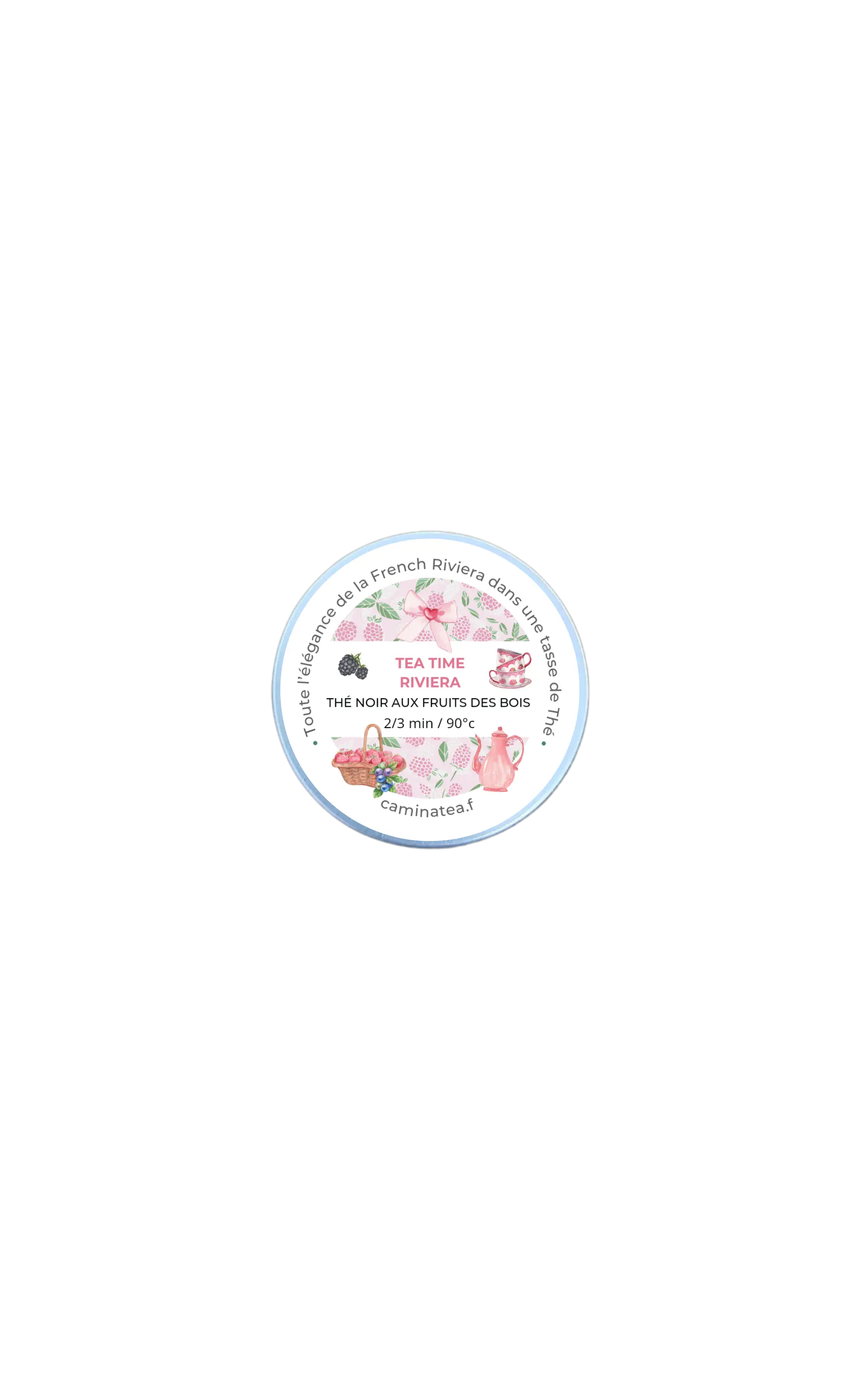 Thé Noir - "Tea Time Riviera" 🍓 CaminaTea