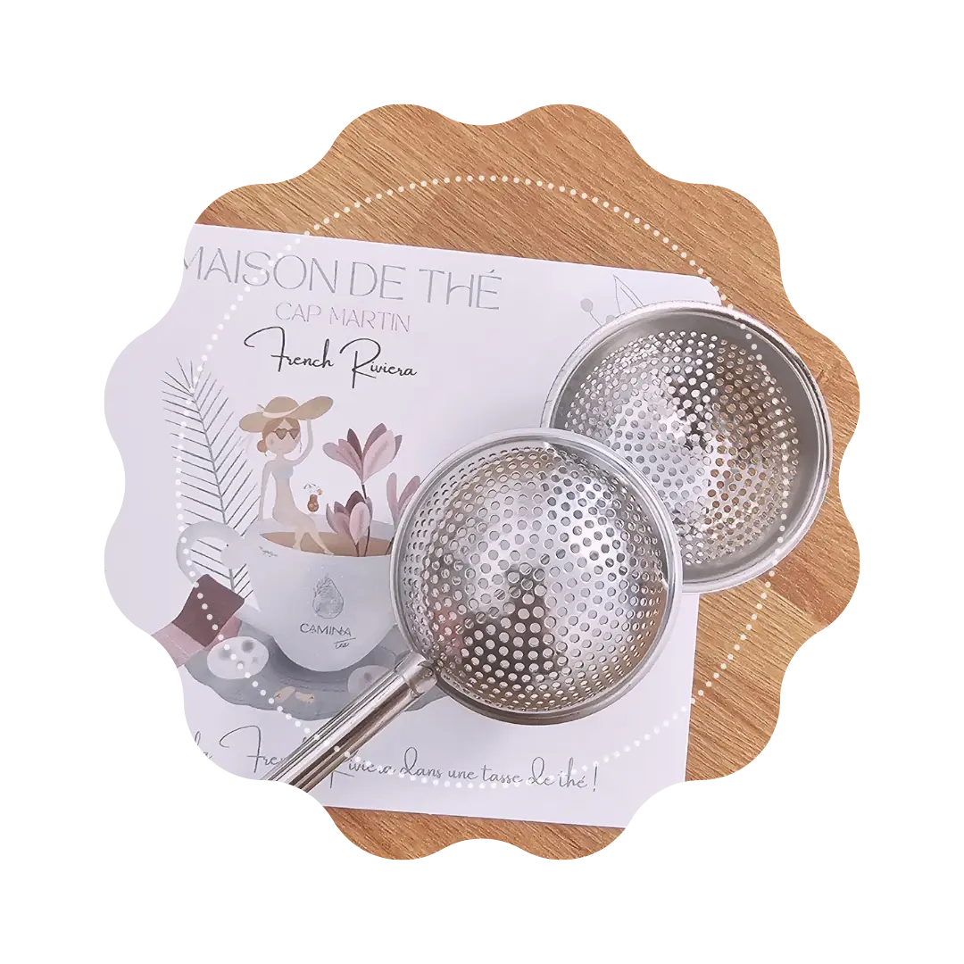Infuseur sphère argent CaminaTea