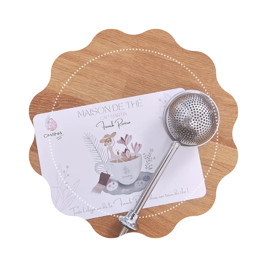 Infuseur sphère argent CaminaTea