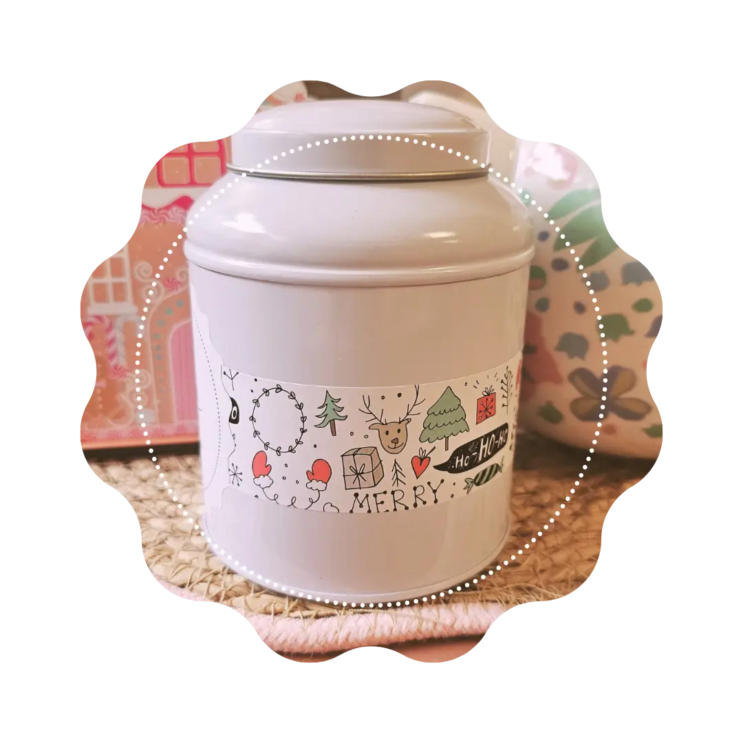 Boite de thé collector &quot;5 Ans&quot;  - 100g vide CaminaTea