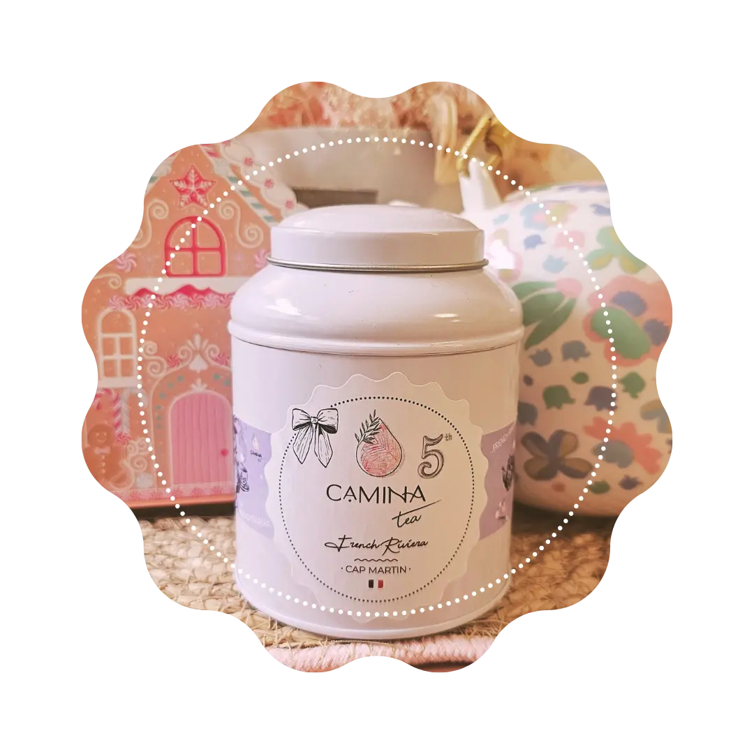 Boite de thé collector &quot;Noël&quot;  - 100g vide CaminaTea