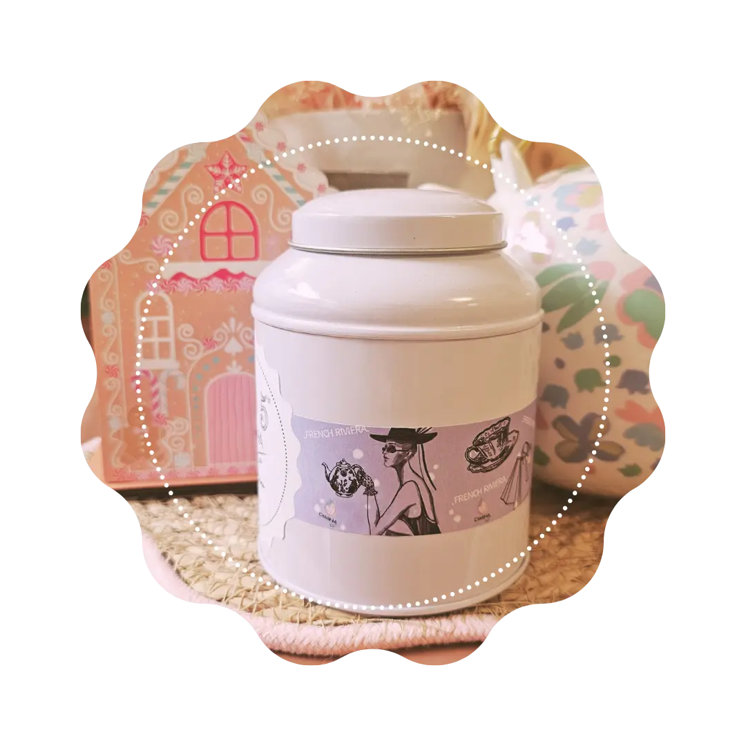 Boite de thé collector &quot;Noël&quot;  - 100g vide CaminaTea