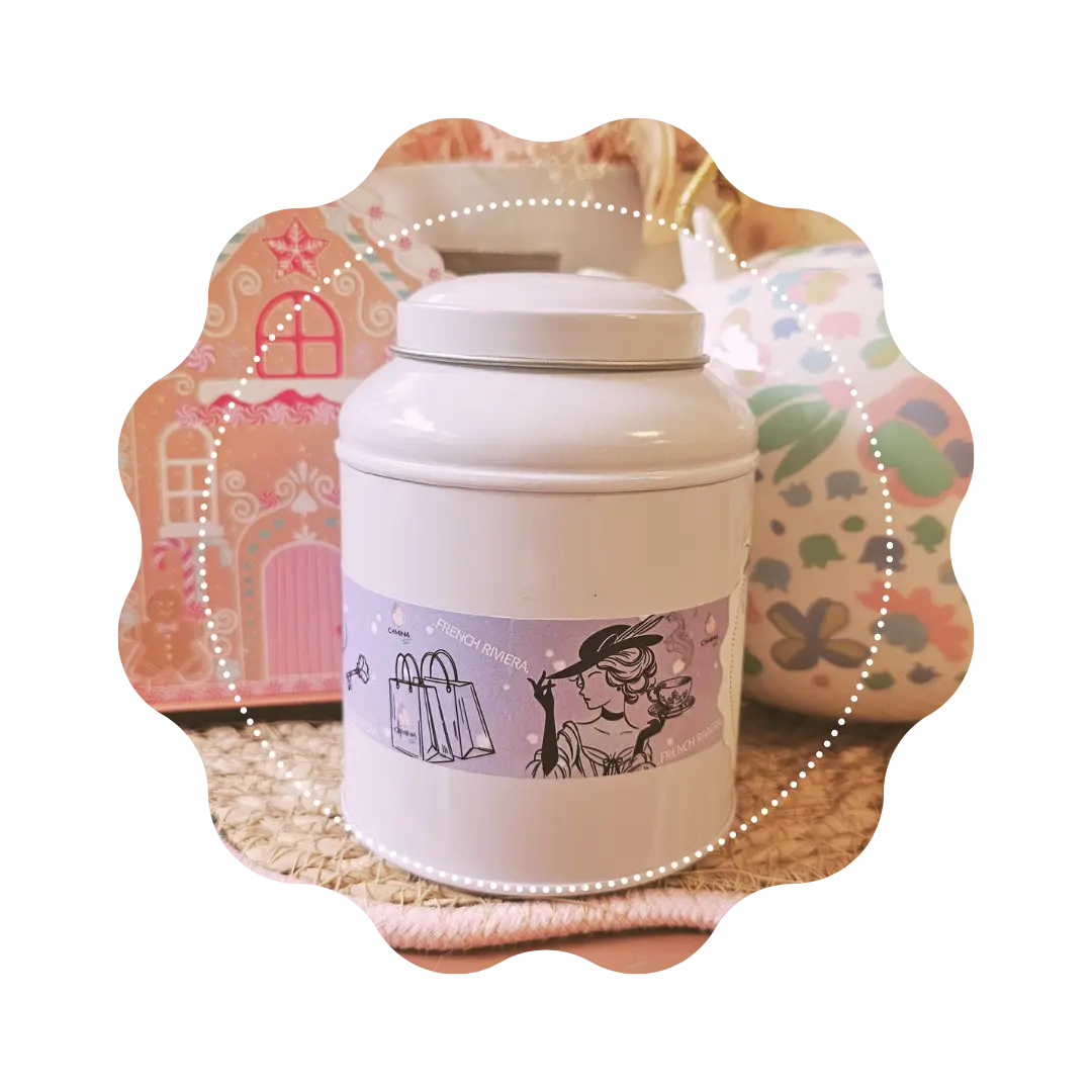 Boite de thé collector &quot;Noël&quot;  - 100g vide CaminaTea