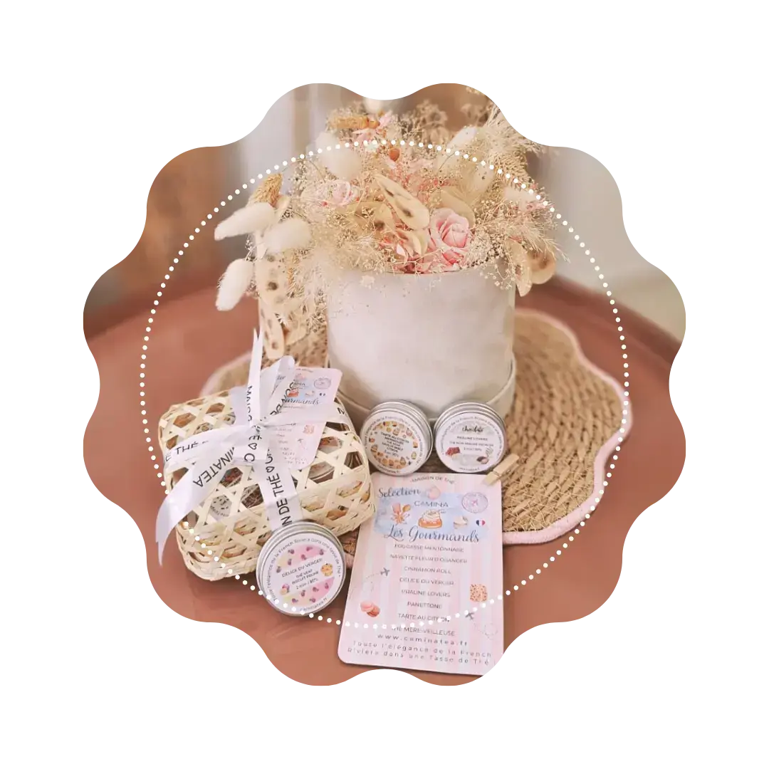 🍪 Coffret Bambou "Les Gourmands" 🧁 CaminaTea