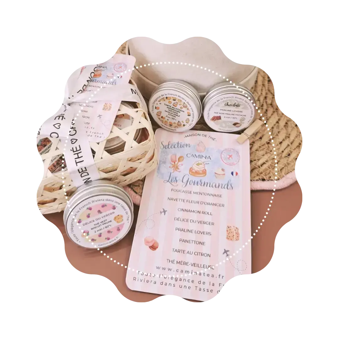 🍪 Coffret Bambou &quot;Les Gourmands&quot; 🧁 CaminaTea