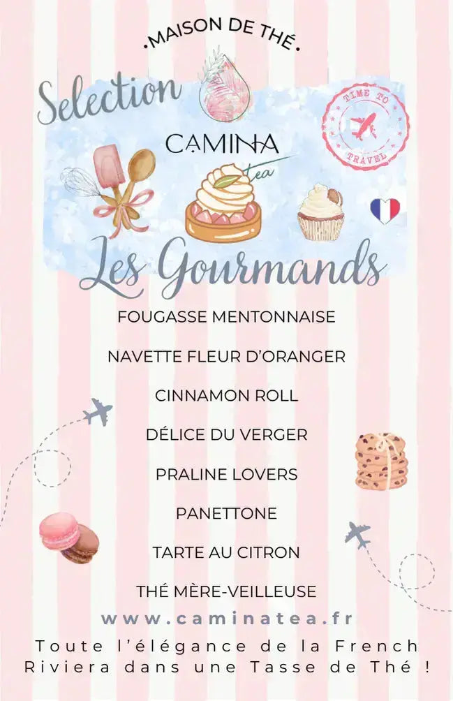 🍪 Coffret Bambou "Les Gourmands" 🧁 CaminaTea