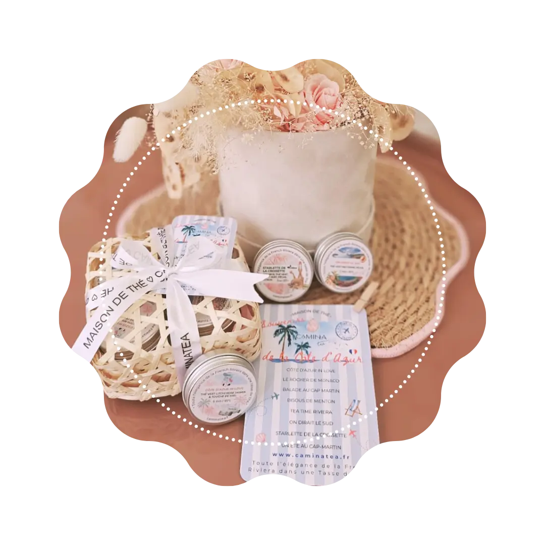 🌴 Coffret Bambou "Souvenirs de la Côte d&