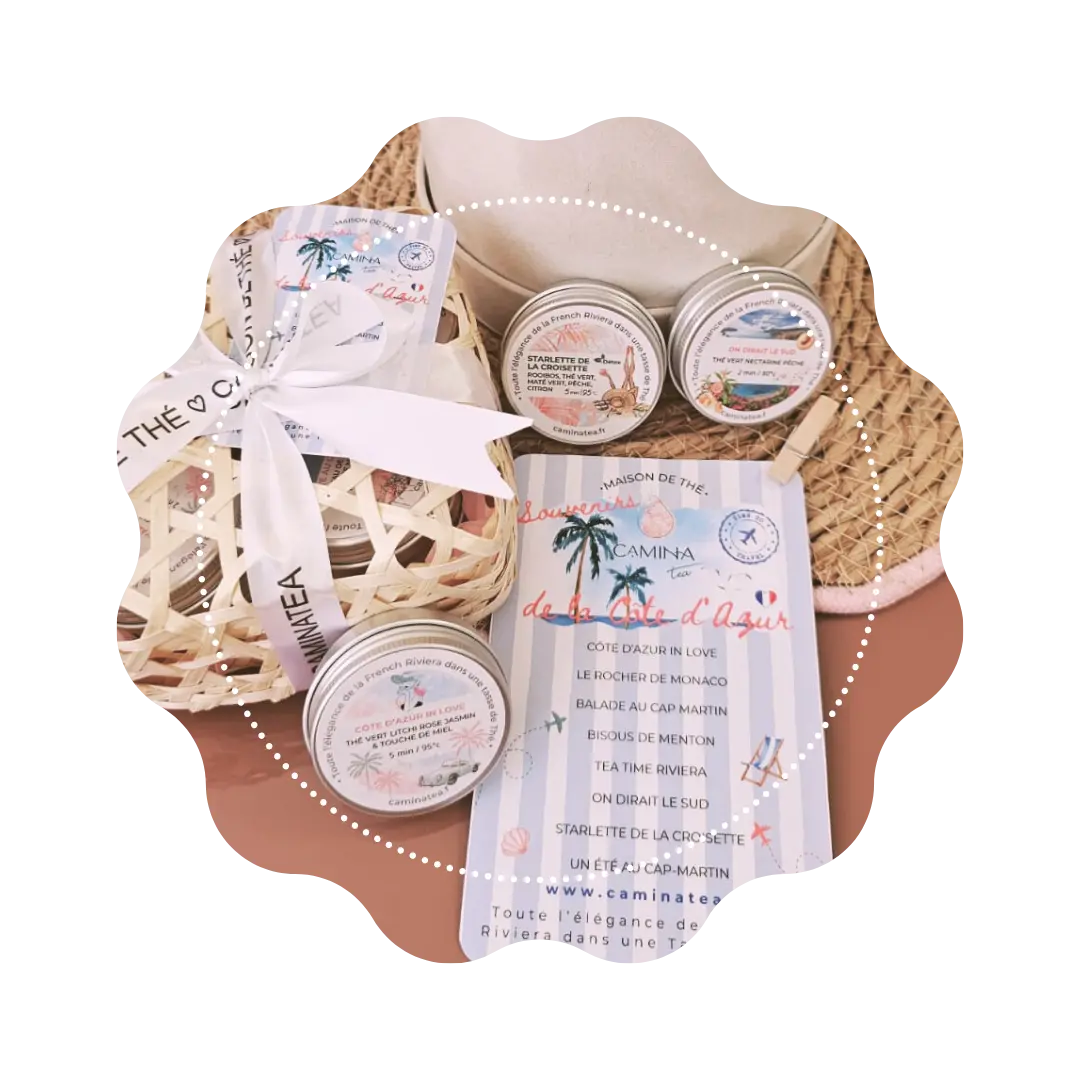 🌴 Coffret Bambou "Souvenirs de la Côte d&