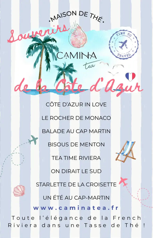 🌴 Coffret Bambou "Souvenirs de la Côte d&