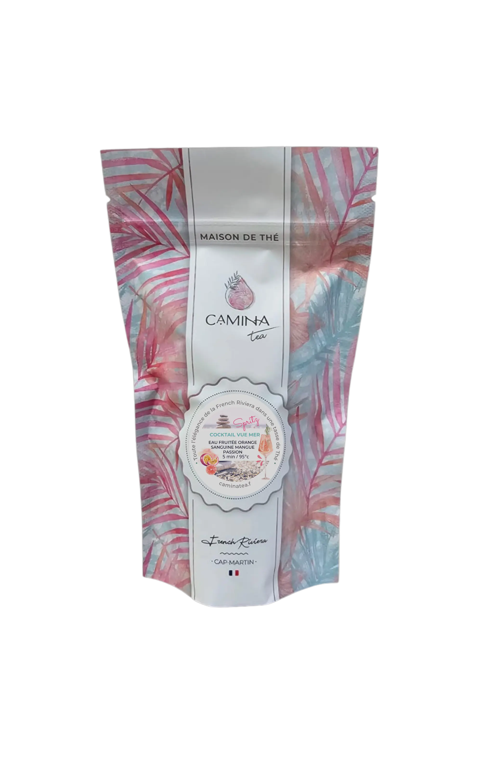 Eau Fruitée - Cocktail Vue Mer façon Spritz 🍹 CaminaTea