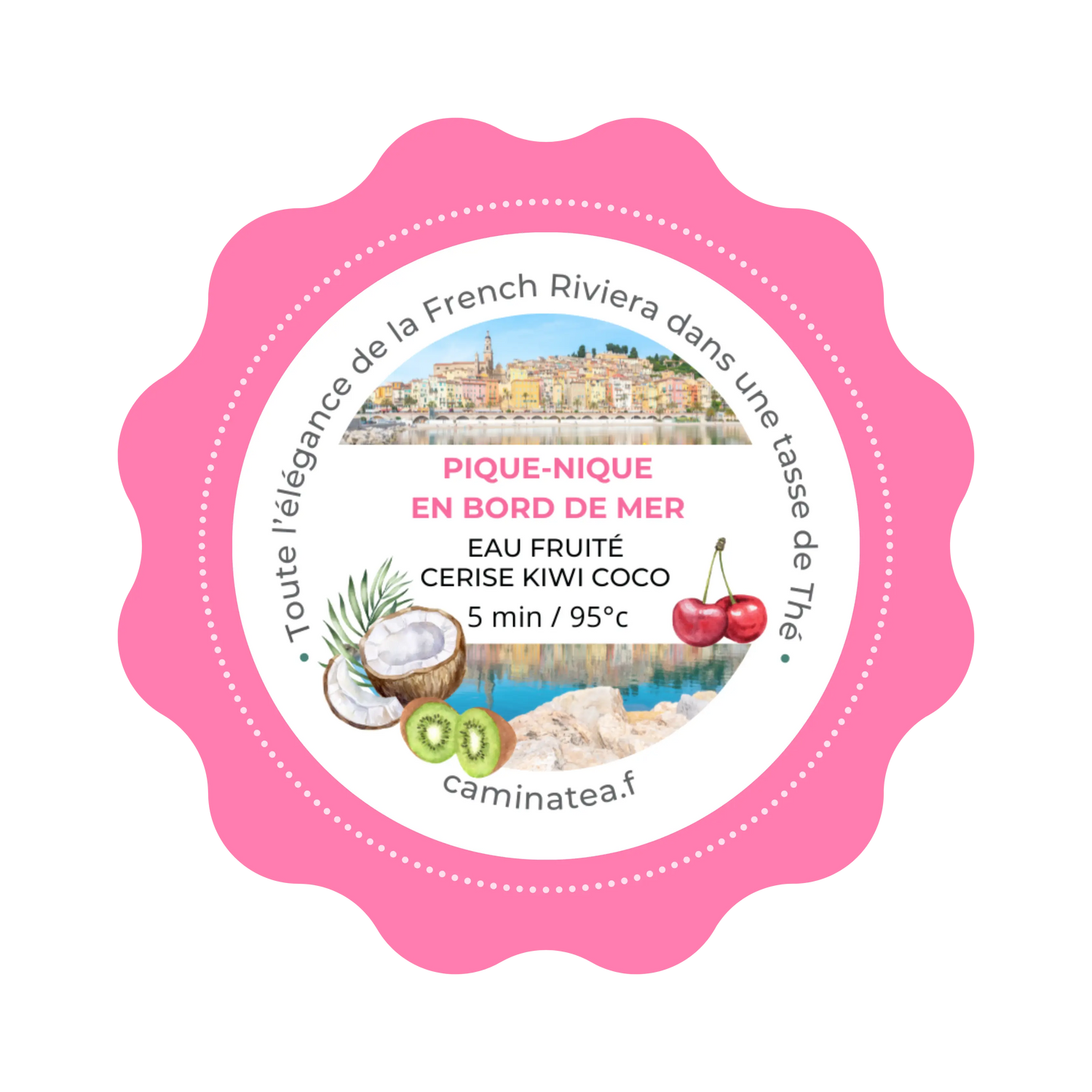 Eau Fruitée - Pique Nique en Bord de Mer 🍒🥝🥥 CaminaTea