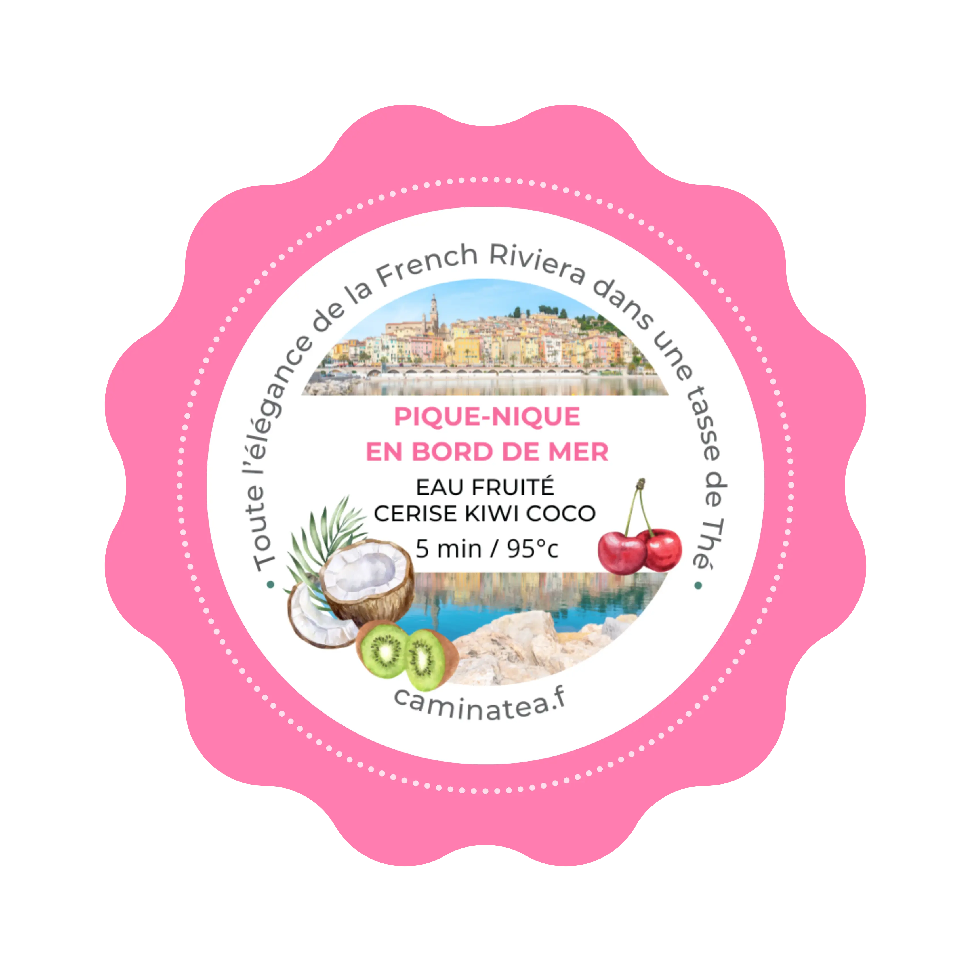 Eau Fruitée - Pique Nique en Bord de Mer 🍒🥝🥥 CaminaTea