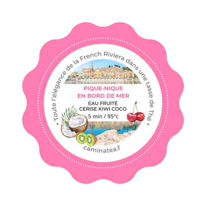 Eau Fruitée - Pique Nique en Bord de Mer 🍒🥝🥥 CaminaTea