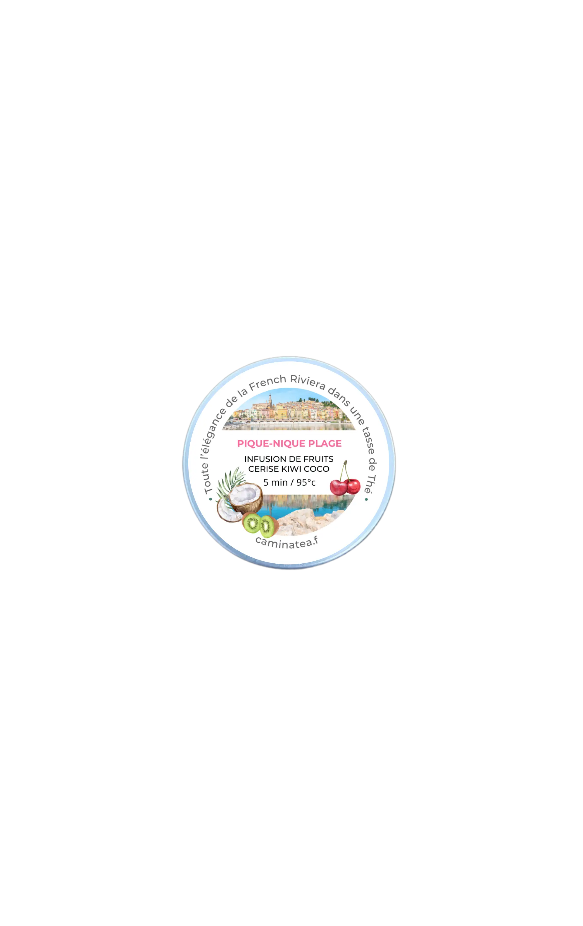 Eau Fruitée - Pique Nique en Bord de Mer 🍒🥝🥥 CaminaTea