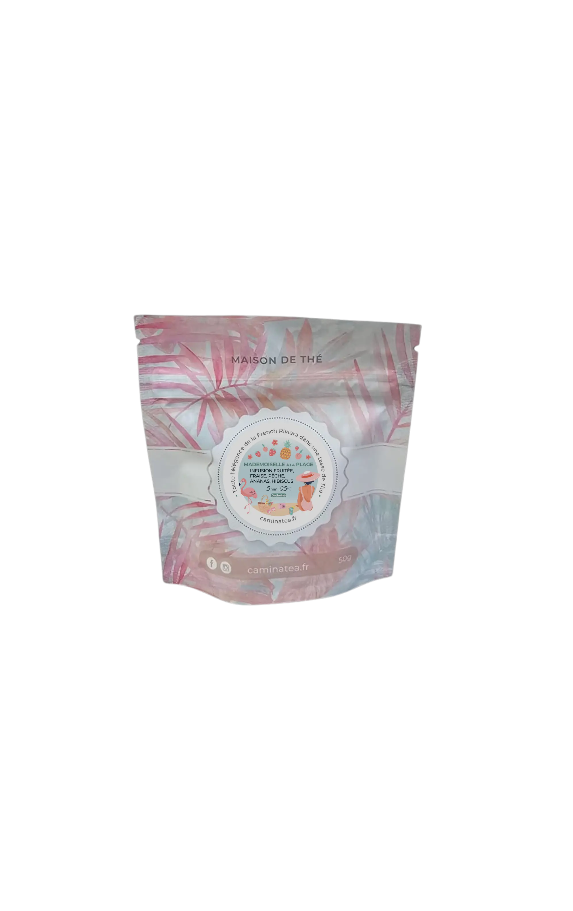 Infusion Fruitée - "Mademoiselle à la Plage" 🦩 CaminaTea