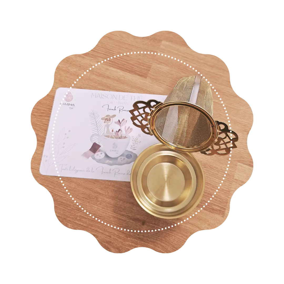Passe-thé Dentelle Or CaminaTea
