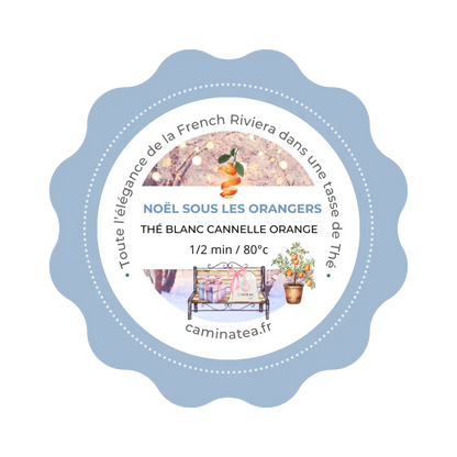 Thé Blanc - &quot;Noël sous les Orangers &quot;🎅🍊✨ CaminaTea